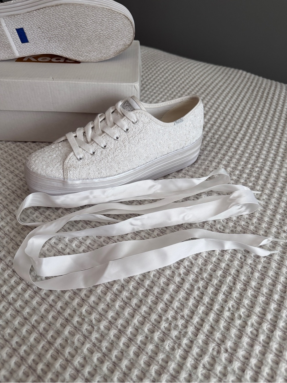 Keds Triple Up Sequins Platform Sneakers - Picture 12 of 15
